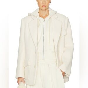 NWOT HELSA The Very Oversized Blazer in Ivory, Size M